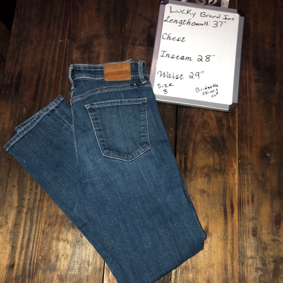 Jeans Femme Lucky Brand - Taille 10 (US) - Coupe Bootcut - Denim Moyen - Occasion Très Bon état